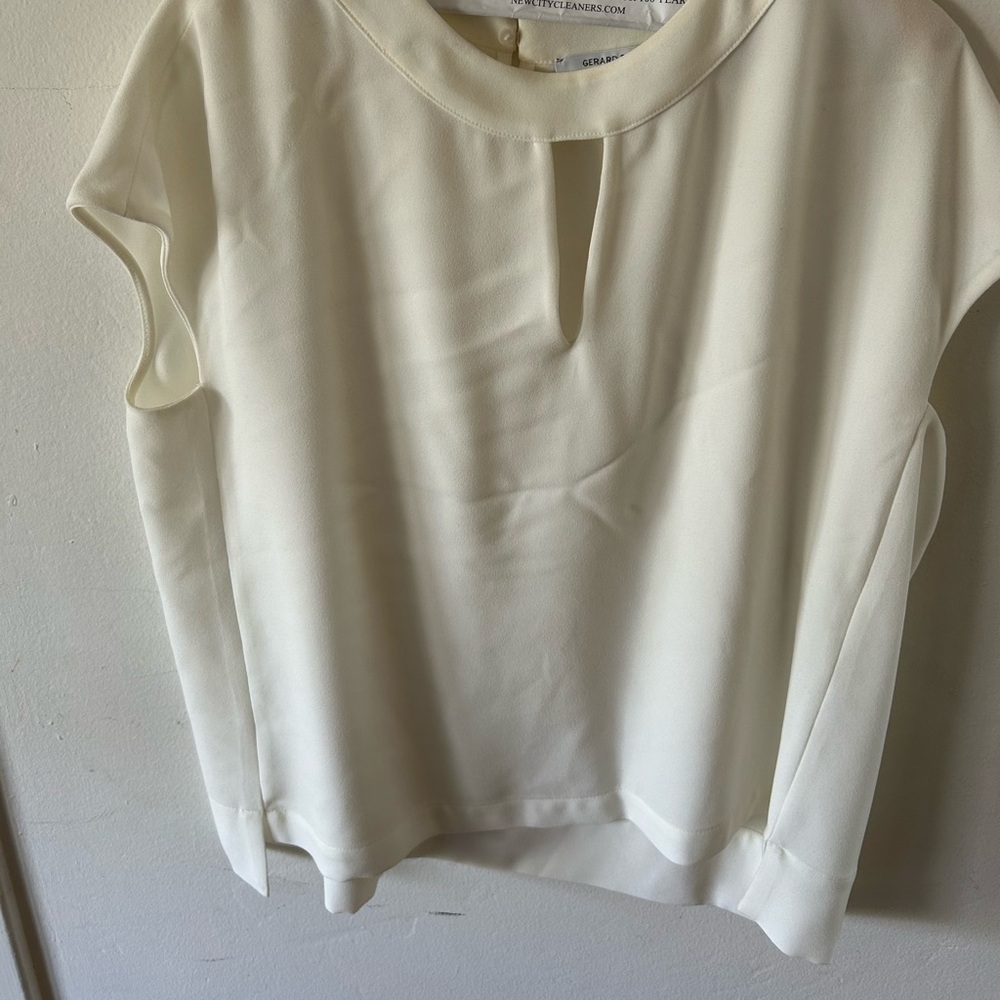 Gerard Darel Cream Blouse